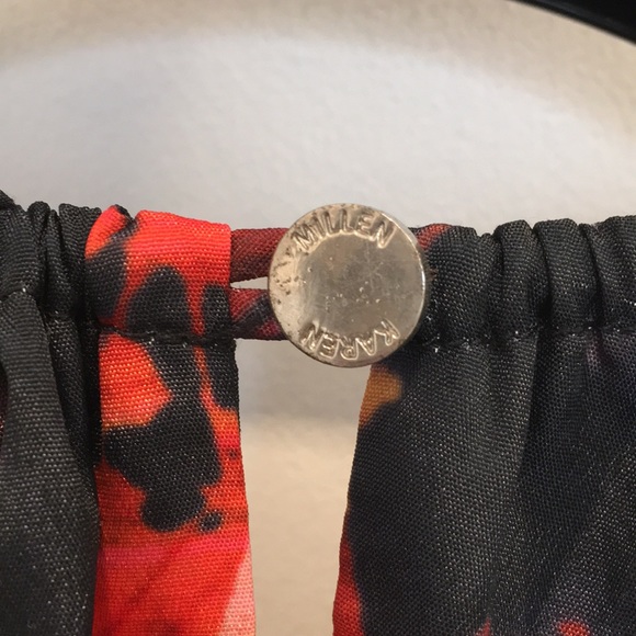 Karen Millen Floral Jumpsuit Size 8 36 bust , 28 waist 40 hips approx 30 inseam - Picture 5 of 8